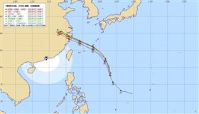 卡努各國路徑 （圖／翻攝自typhoon2000）