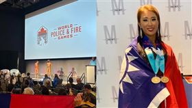 台灣在世界警消運動會奪得3金4銀的佳績。（圖／翻攝自NPA 署長室臉書）