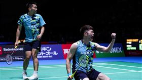 台灣男雙李洋、王齊麟在日本賽封王。（圖／翻攝自BWF官網）