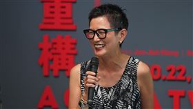 彭鎧立出席楊德昌展覽記者會（2）導演楊德昌的遺孀彭鎧立（圖）21日在台北市立美術館，出席「一一重構：楊德昌」展覽記者會，接受媒體提問。中央社記者徐肇昌攝  112年7月21日