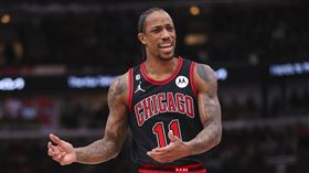  ▲公牛德羅森（DeMar DeRozan）對《BleacherReport》排出的最過譽球員名單表示不滿。（資料圖／美聯社／達志影像）