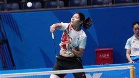 鄧淳薰31日擔任第5點混雙。（資料圖／大專體總提供） 