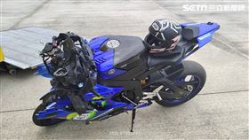 朱姓男子騎大型重機在例寶賽車場賽道體驗，自撞身亡。（圖／民眾提供）
