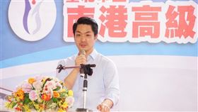 蔣萬安南港高級中學綜合教學大樓新建工程開工動土典禮。（圖／北市府提供）