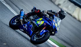 麗寶賽道體驗，朱男過彎自撞身亡。（圖／翻攝朱男臉書）