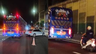 新北警騎車上國道追遊覽車　背後原因曝光