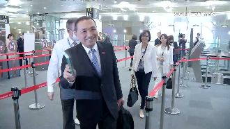 感冒3天首露面　侯友宜訪日傳見前日相