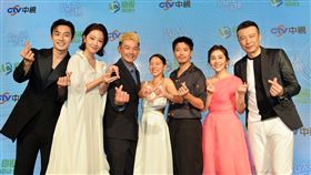 柯叔元、侯彥西、陳妤、黃薇渟、管麟和王宇婕等人出席新劇記者會。（圖／中視提供）