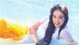 鍾麗緹,美人魚,人魚夫婦,張倫碩／翻攝自鍾麗緹微博