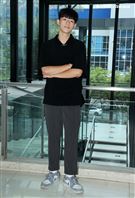 童星闕小佑三立新聞網專訪。（圖/記者邱榮吉攝影）