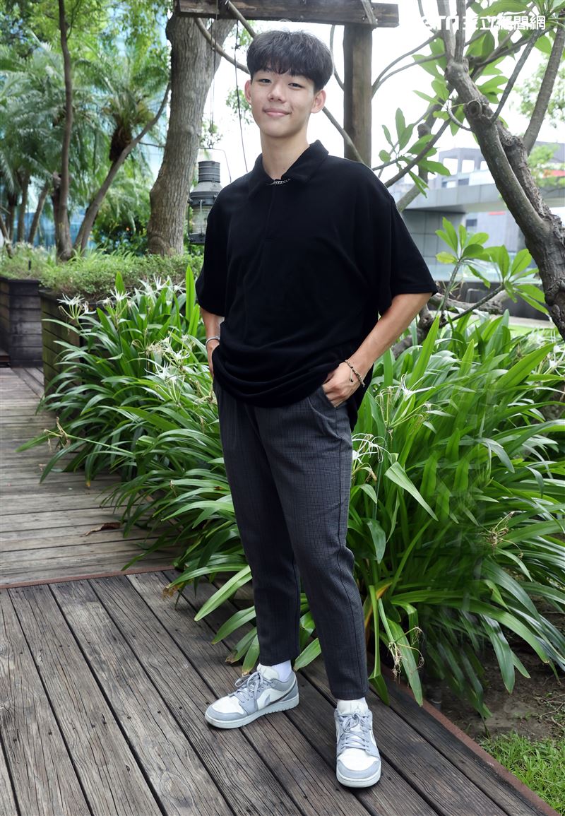 童星闕小佑三立新聞網專訪。（圖/記者邱榮吉攝影）