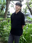 童星闕小佑三立新聞網專訪。（圖/記者邱榮吉攝影）