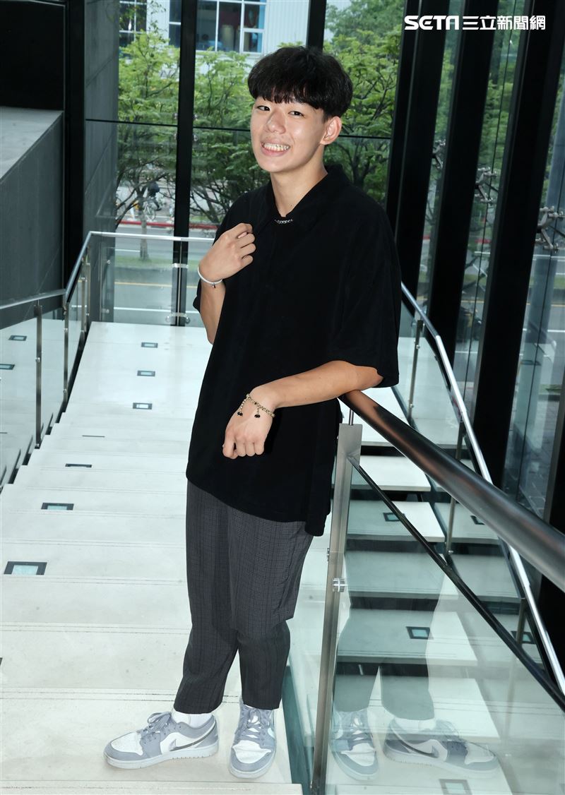 童星闕小佑三立新聞網專訪。（圖/記者邱榮吉攝影）