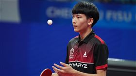 桌球男團黃彥誠。（圖／大專體育總會提供）