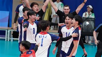 男排好威！台灣隊直落三扳倒巴西預賽開胡