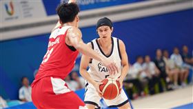 T1聯盟新科榜眼高錦瑋，世大運對戰中國一役外線8投中5，繳出全場最高的26分。（圖／大專體總提供）