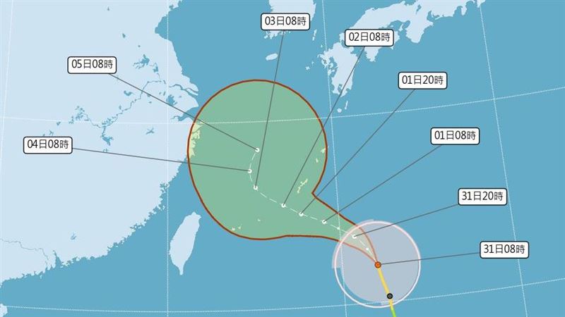 颱風預報「為何圈越畫越大？」氣象局解密
