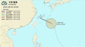 卡努各國路徑（圖／翻攝自NCDR）