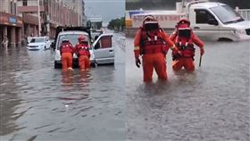 杜蘇芮颱風重創福建。微博