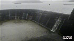 南化水庫,颱風,杜蘇芮,自然溢流,台水六區處粉絲團