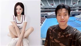 秦嵐（左）與魏大勛（右）已穩定交往一年。（圖／翻攝自秦嵐、魏大勛微博）