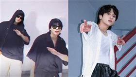 ▲田柾國，金珉奎。（圖／翻攝自推特，微博，IG）