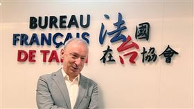 公孫孟今天舉行道別記者會法國駐台代表公孫孟駐台4年任滿今天舉行道別記者會。中央社記者黃雅詩攝  112年8月1日