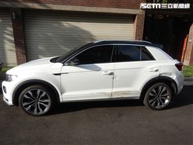 愛車「車門整片被刮」肇事男：不知有撞到（圖／翻攝畫面）