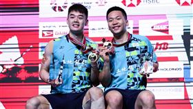 李洋／王齊麟上週在日本公開賽男雙封王。（資料圖／翻攝自BWF官網）