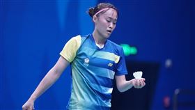 混團四強賽第三點許玟琪3局大戰後勝出。（圖／大專體總提供）