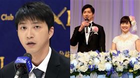 江宏傑與福原愛（圖／美聯社／達志影像）