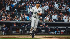 ▲洋基「怪力男」史坦頓（Giancarlo Stanton）炸裂本季第15轟。（圖／翻攝自洋基推特）