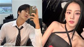 安普賢、Jisoo。（圖／翻攝自安普賢、Jisoo IG）