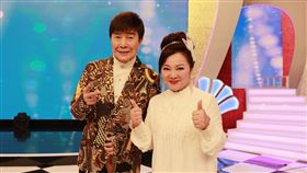 謝雷（左）首登白冰冰節目。（圖／中視提供）