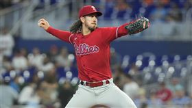 ▲羅倫森（Michael Lorenzen）轉戰費城人首戰投出本季代表作。（圖／美聯社／達志影像）