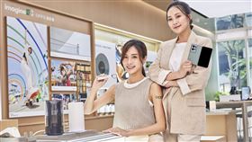 OPPO台北三創旗艦店於「智慧生活區」獨家展出「OPPO Air Glass」、「OPPO Find N2」、「OPPO Wi-Fi 6 路由器 AX5400」、「OPPO 5G CPE T2」等未上市的創新產品，讓用戶感受前所未有的未來生活體驗。