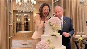 楊紫瓊（左）與前法拉利總裁尚陶德愛情長跑19年，日前低調舉辦親友婚宴。（圖／翻攝自楊紫瓊 IG）