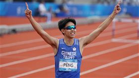 ▲成都世大運，彭名揚在400公尺跨欄摘金。（圖／大專體總提供）