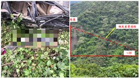 台電,工程車,勞檢處,墜谷（圖／桃園市政府勞動檢查處營提供）