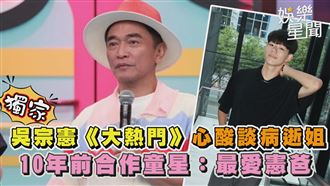 吳宗憲《大熱門》心酸談病逝姐