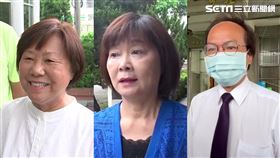 北斗鎮長補選江熊一楓、北斗鎮長補選楊麗香、北斗鎮長補選顏宏霖（左至右）