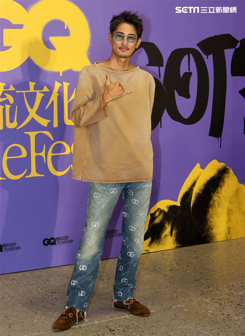 日本男神窪塚洋介睽違8年再度到訪台灣，出席「GQ潮流文化祭」。（圖/記者邱榮吉攝影）