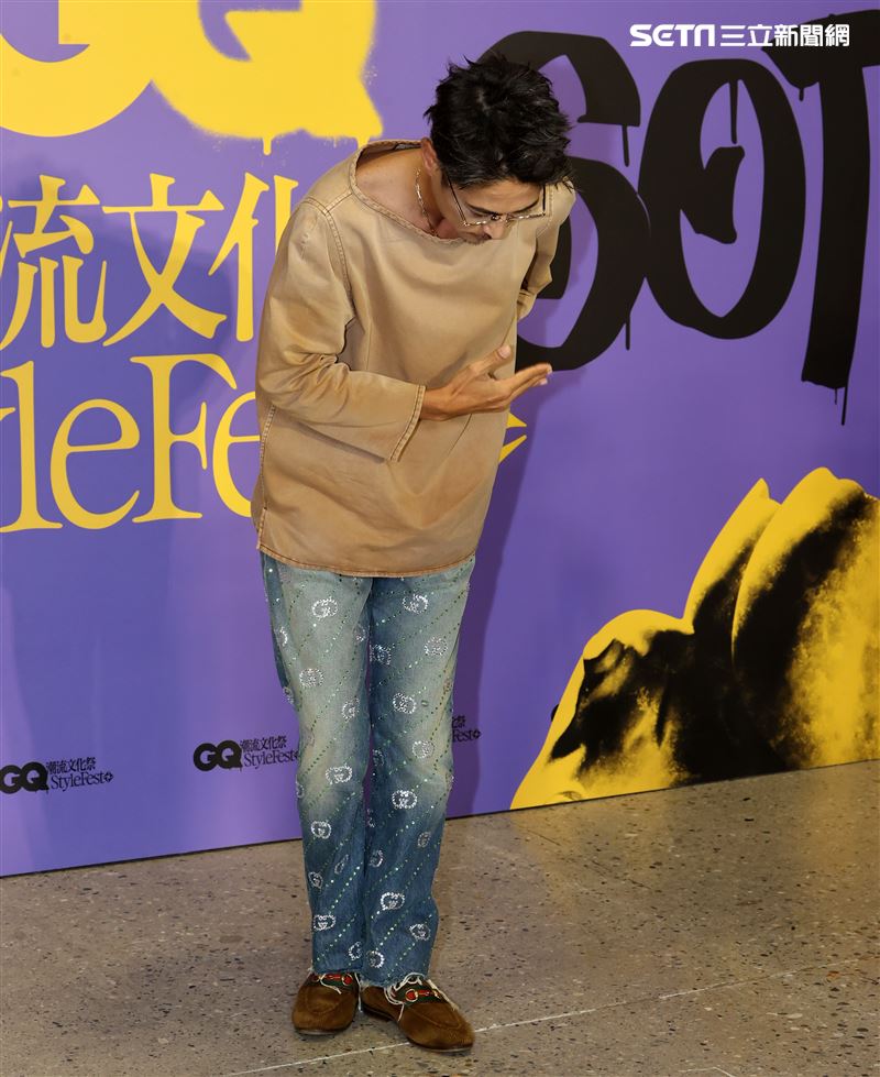 日本男神窪塚洋介睽違8年再度到訪台灣，出席「GQ潮流文化祭」。（圖/記者邱榮吉攝影）