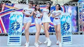 ▲樂天啦啦隊前進日本獨聯，進場球迷比平常翻3倍，達近1000人觀賽。（圖／樂天桃猿球團提供）