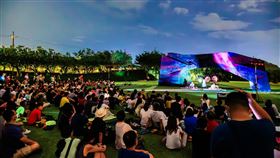 朱銘美術館,夏夜,免費,開館,藝術家,火舞