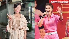 龍千玉在後台遇到朱海君，有特別聊聊關心一下。（圖／記者鄭尹翔攝影）