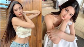 本庄鈴（右）本次來台參加活動，左為人氣YouTuber品子。（組合圖／翻攝自honjo_suzu IG）