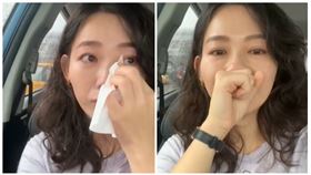 吳欣岱直播落淚（圖／翻攝自吳欣岱臉書直播）