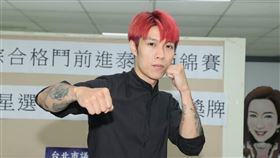 李育昇是前館長二弟子，曾在成吉思汗健身俱樂部擔任駐館格鬥教練。（圖／記者邱榮吉攝）