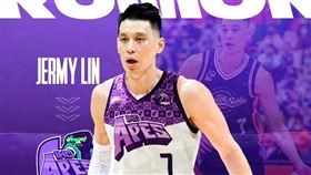 有媒體替林書豪做出蒙古隊球衣的合成照。（圖／翻攝自推特）